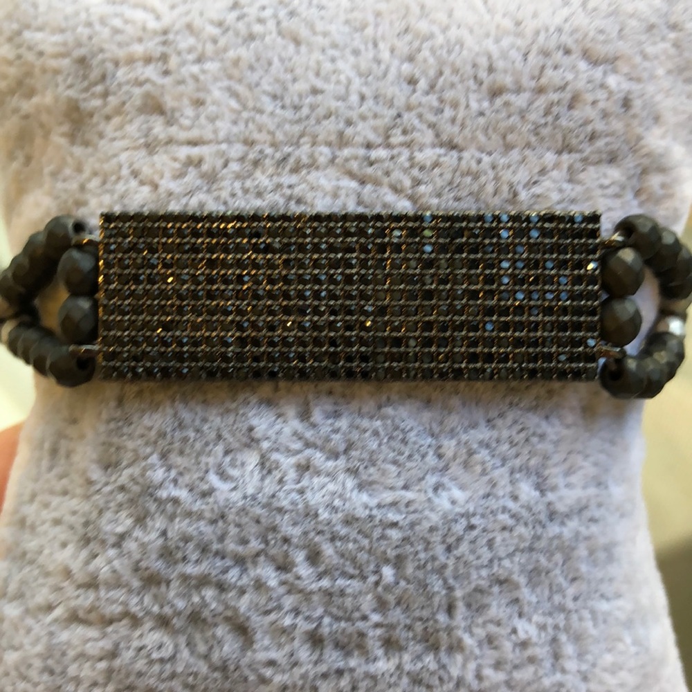Stunning pave bracelet